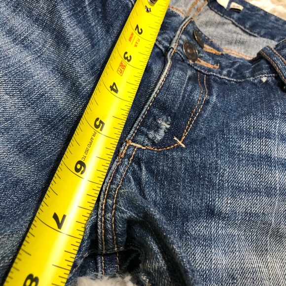 Abercrombie & Fitch factory distressed jeans 6 soo cute! Fit like a glove on you - Picture 9 of 15
